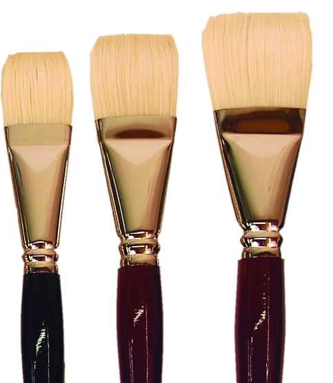 Roberson Hog Brush Flat Series 42B Size 12