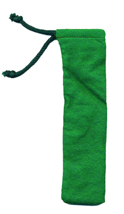 Agate Green Felt Pocket - Small