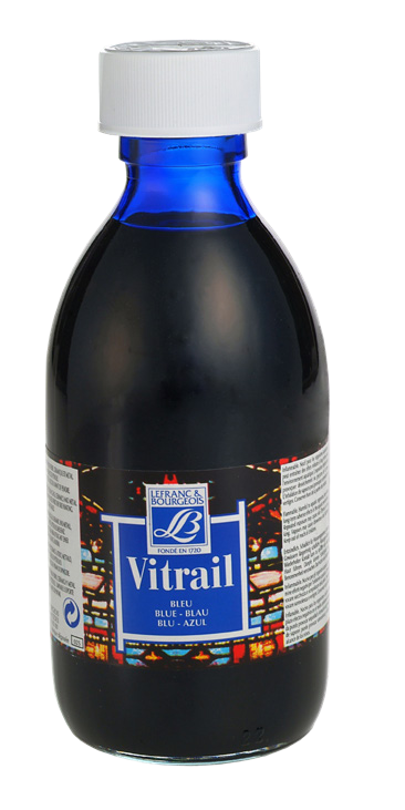 Lefranc et Bourgeois Vitrail Transparent Paint For Glass 250 ml Yellow