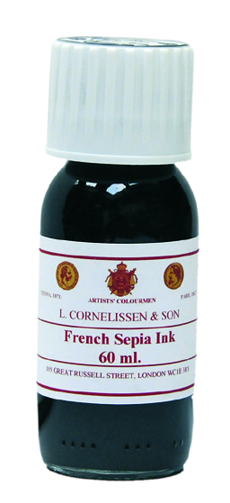Cornelissen French Sepia Ink 1 Litre