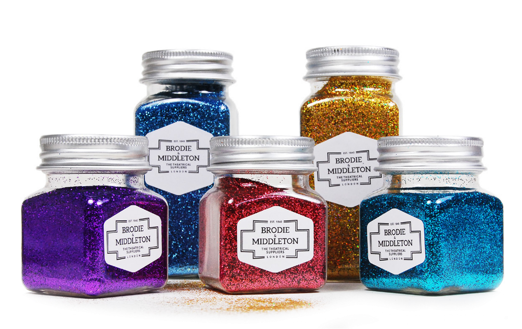 Brodie &amp; Middleton Glitter Polyester 1/96&quot; Superfine 100g Grey