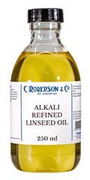 [CR32124H] Roberson Linseed Oil Alkali Refined 250 ml