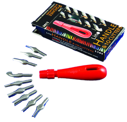 [CR94320] Roberson Lino Cutter Set-10 Blades and Handle
