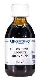 [CR01132D] Roberson Prouts Brown Ink 30 ml